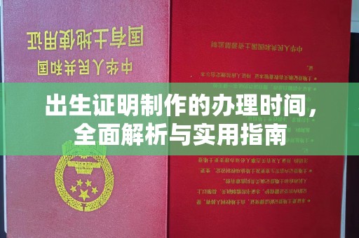 库车出生证明制作的办理时间，全面解析与实用指南